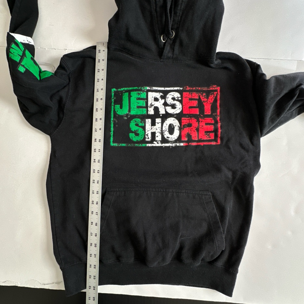 Navy Blue Jersey Shore Hoodie - Picture 5 of 13